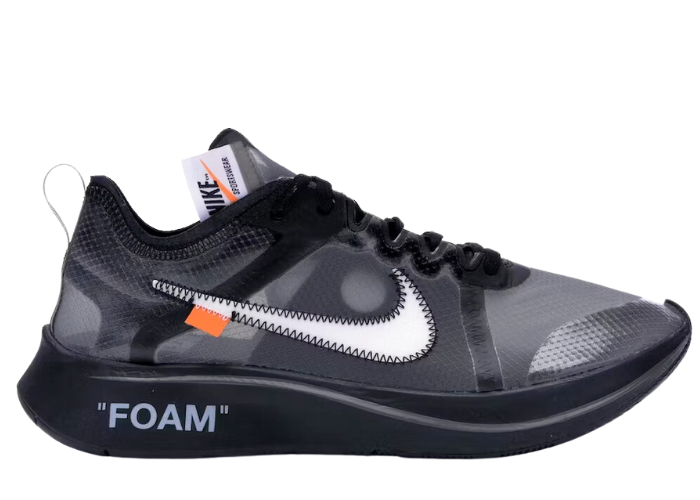 Nike Zoom Fly Off-White Black Silver - AJ4588-001 Raffles & Where